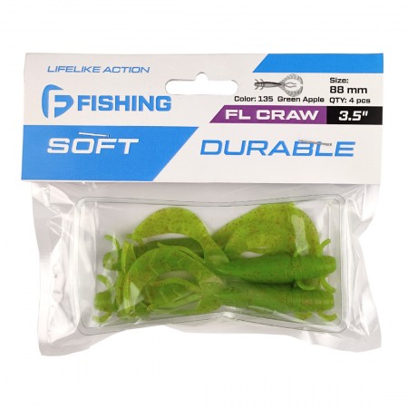 Рак FLAGMAN FL Craw 3,5" #135 Green Apple