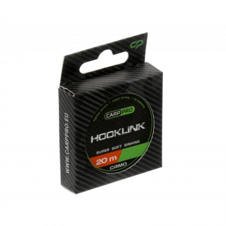 Поводковый без оболочки CARP PRO Sinking Hooklink Camo 15 LB 20m