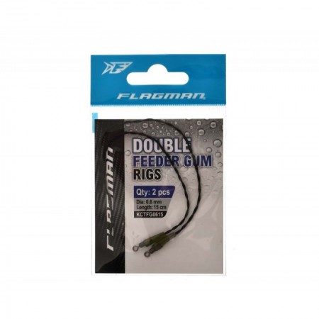 Амортизатор для фидера FLAGMAN Feeder Gum Rig Ready 15cм d0,6мм 2шт
