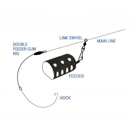 Амортизатор для фидера FLAGMAN Feeder Gum Rig Ready 15cм d0,6мм 2шт