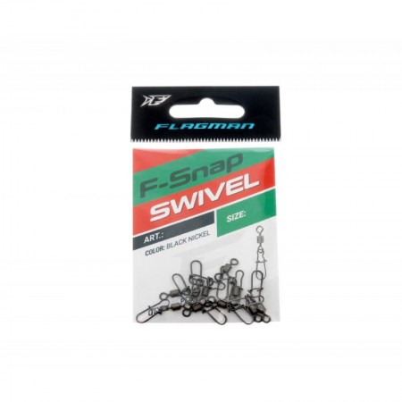 Вертлюг с застежкой американка FLAGMAN Swivel-F Snap #14 Вертлюг с застежкой американка FLAGMAN Swivel-F Snap #14