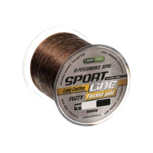 Леска CARP PRO Sport Line Flecked Gold 1000M 0,335 mm
