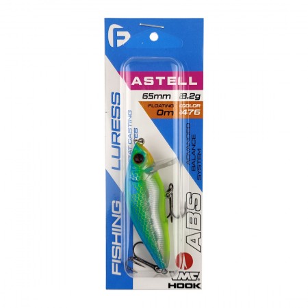Воблер FLAGMAN Astell 65F top water цвет 476