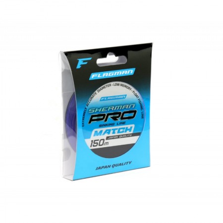 Леска FLAGMAN Sherman Pro Match 150м 0,165мм Леска FLAGMAN Sherman Pro Match 150м 0,165мм