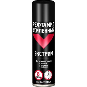 Реппелент "Рефтамид Экстрим" (усиленный) от насекомых и клещей 150 мл.