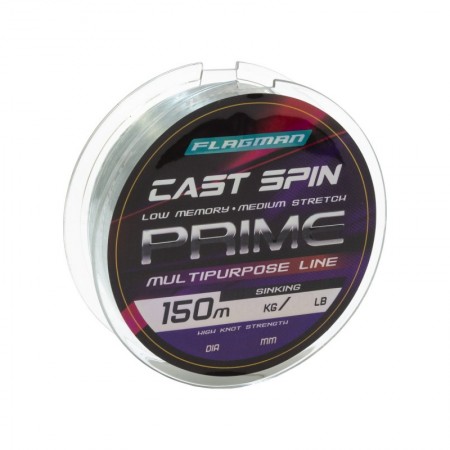 Леска FLAGMAN Prime Cast Spin 150m 0,20mm