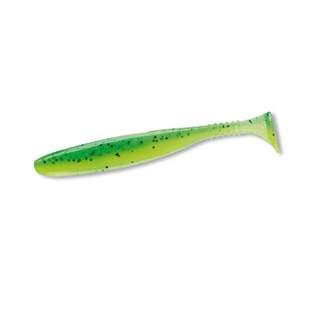 Виброхвост DAIWA TN D'Fin 7.5cm UV Chartr.Tiger (10шт.)