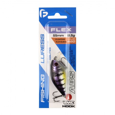 Воблер FLAGMAN Flex 55F 0.3-0.6m 9,5g цвет 480 Воблер FLAGMAN Flex 55F 0.3-0.6m 9,5g цвет 480