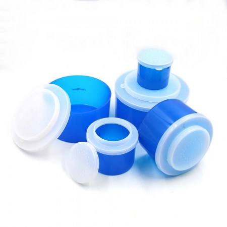 Набор ёмкостей "Матрёшка" для наживки с крышками "Аргентум Fishing"