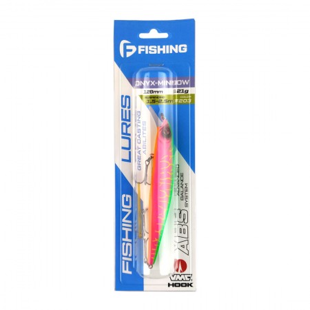 Воблер FLAGMAN Onyx-Minnow 128SP 21г цвет F203 Суспендр