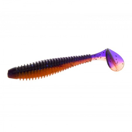 Виброхвост FLAGMAN Mystic Fish Fat 2,8" #0502 Violet / Orange