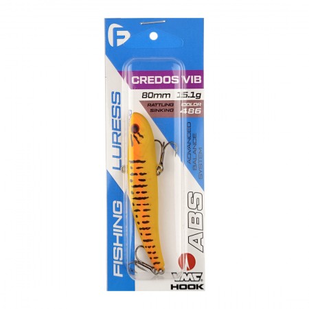 Воблер FLAGMAN Credos Vib 80S 80mm 15.1gr цвет 486