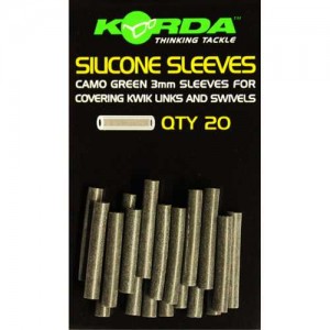 Трубка силиконовая KORDA Sleeves для защиты вертлюга 3мм Green