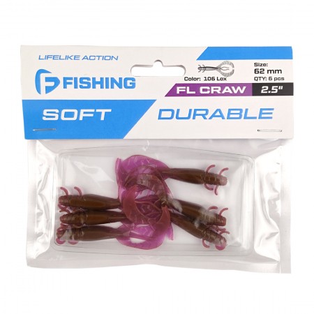 Рак FLAGMAN FL Craw 2,5" #106 Lox Рак FLAGMAN FL Craw 2,5" #106 Lox