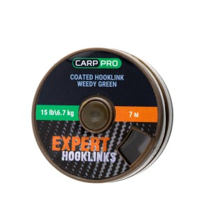 Поводковый в оболочке CARP PRO 15LB 7M зеленый