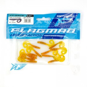 Твистер FLAGMAN TT-Grub 1.4'' #119 Caramel