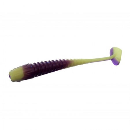 Виброхвост FLAGMAN Icon 2" #0527 Violet/Lime Chartreuse