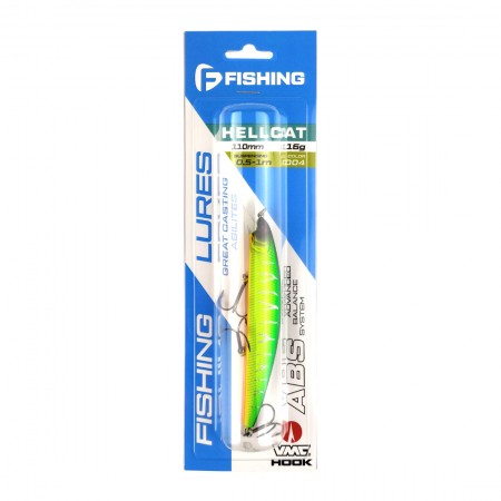 Воблер FLAGMAN Hellcat 110SP 0.5-1.0m цвет 004