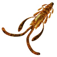 Приманка ZUB NIMFA 35мм (1,4") -12шт, (цвет 911) машинное масло с блестками