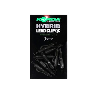 Безопасная клипса с быстросъемом KORDA QC Hybrid Lead Clip Weed/Silt