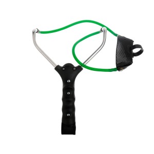 Рогатка FLAGMAN с системой регулировки дальности 7 мм+ 4 стяжки Made in Italy