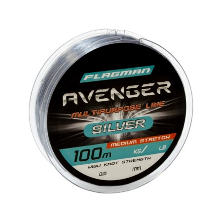 Леска FLAGMAN Avenger Silver Line 100m 0,20mm