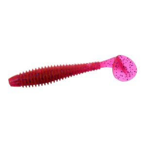 F-FISHING Виброхвост Mystic Fish Fat 3,8" #110 Glamour 9,5см 4шт