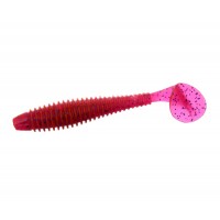 F-FISHING Виброхвост Mystic Fish Fat 3,8" #110 Glamour 9,5см 4шт