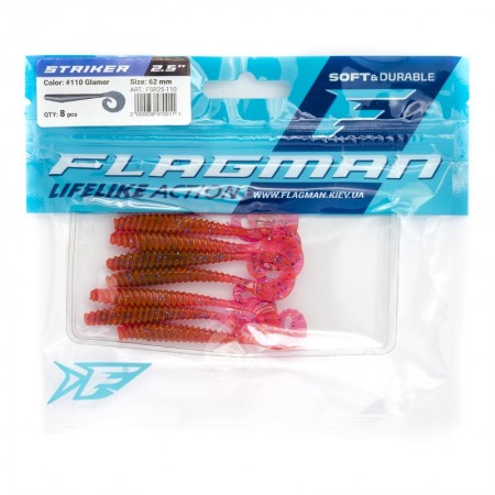 Твистер FLAGMAN Striker 2.5'' #110 Glamour