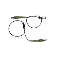 F-FISHING Отвод для поводка Feeder Gum Rig Ready 12см 2шт