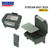 Бокс для наживки MEBAO "Stream Bait Box", для форелевого ящика или на ремень (100*90*45 мм)