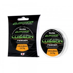 Лидер ELEGANCE METHOD Lusson Tapered Leader 15X5м  0,19мм-0,28мм 2-4,7кг