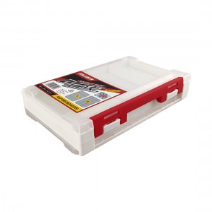 RUZZA Коробка 2-х сторонняя для приманок 195x130x40мм 3 перегородки + 15 перемычек