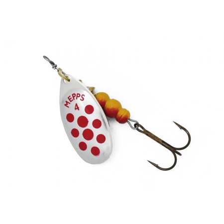 Блесна MEPPS Aglia Decoree Points Rouges №4 9г AG/красные точки