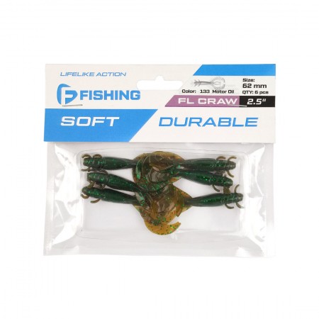 Рак FLAGMAN FL Craw 2,5" #133 Motor Oil