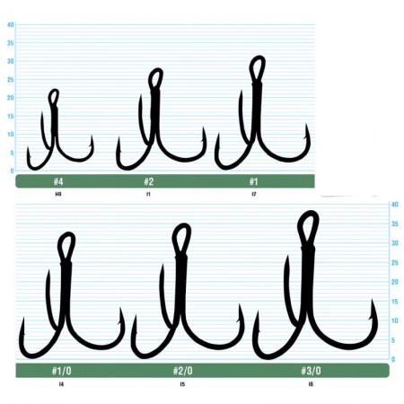 OWNER Крючок тройной ST-36BC №3/0 5шт