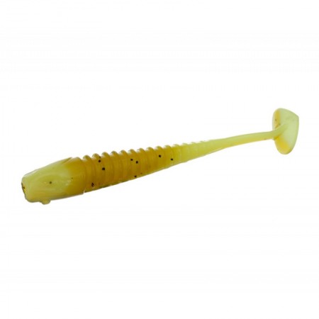 Виброхвост FLAGMAN Icon 3" #2027 Green Pumpkin/Lime Chartreuse