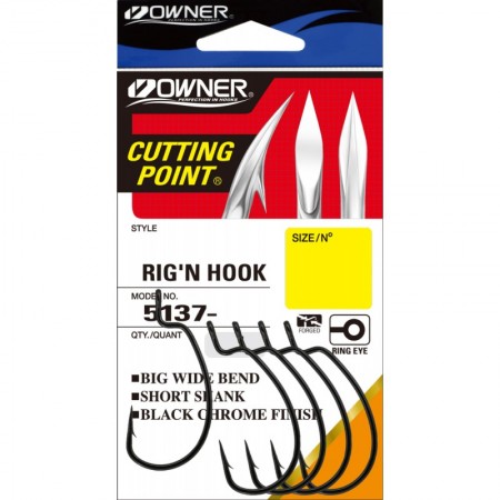 Крючок OWNER Rig"N Hook BC №2/0 6шт