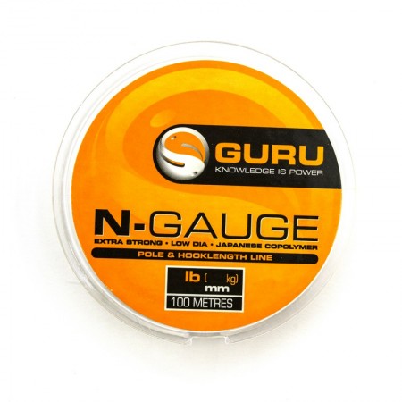 Леска GURU N-Gauge 0,13мм 100м Леска GURU N-Gauge 0,13мм 100м