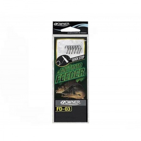 Оснастка готовая фидерная OWNER FD-03 №12 d0,22мм 6шт