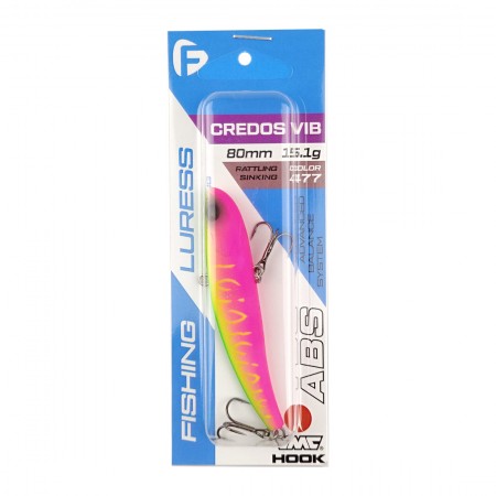 Воблер FLAGMAN Credos Vib 80S 80mm 15.1gr цвет 477