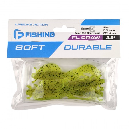 Рак FLAGMAN FL Craw 3,5" #112 Chartreuse
