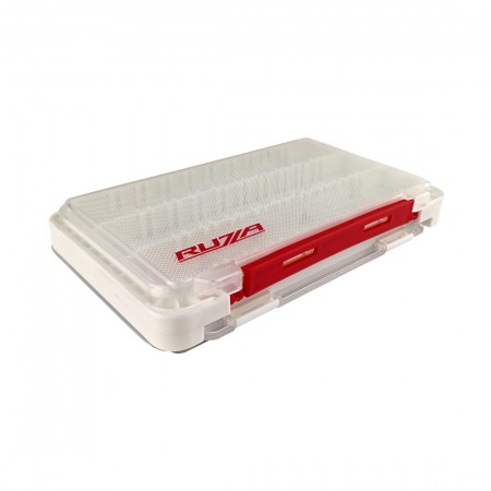 RUZZA Коробка 2-х сторонняя для приманок 175x105x30мм вставки EVA-foam + 12 перемычек
