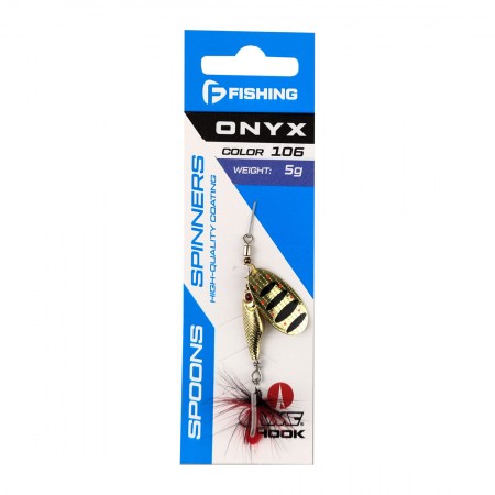 Блесна F-FISHING Onyx 5г цвет 106