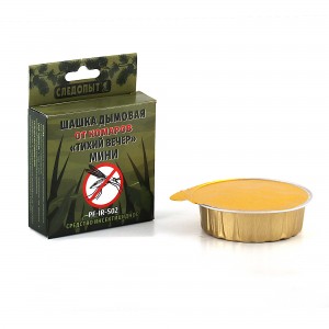 Шашка дымовая от комаров "СЛЕДОПЫТ" - "ТИХИЙ ВЕЧЕР Мини"
