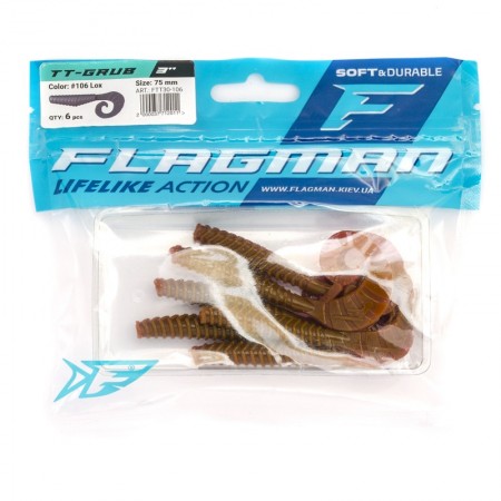 Твистер FLAGMAN TT-Grub 3'' #106 Lox
