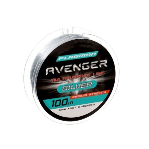 Леска FLAGMAN Avenger Silver Line 100m 0,30mm