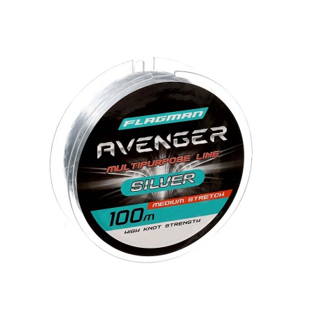 Леска FLAGMAN Avenger Silver Line 100m 0,30mm