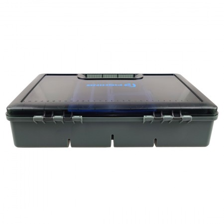 F-FISHING Коробка фидерная 351x250x80мм с лотками