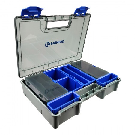 F-FISHING Коробка фидерная 351x250x80мм с лотками